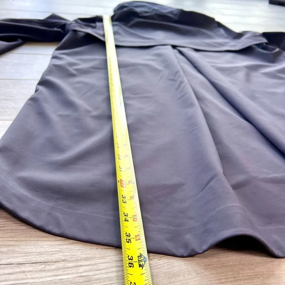 Nike Plum Purple Long Sleeve Hooded Mid-Length Hypershield Rain Jacket Size XL - Picture 10 of 12